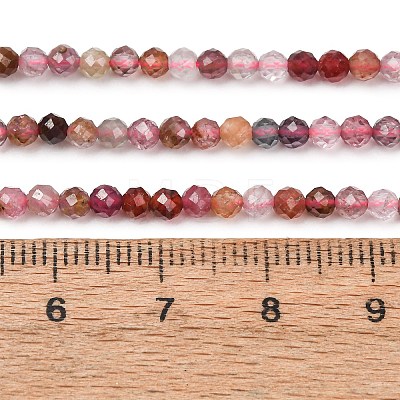 Natural Multicolor Spinel Beads Strands GG-CBAA8F4-B08-3mm-1