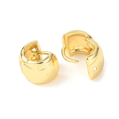 Brass Hoop Earrings EJEW-Q015-21B-G-1