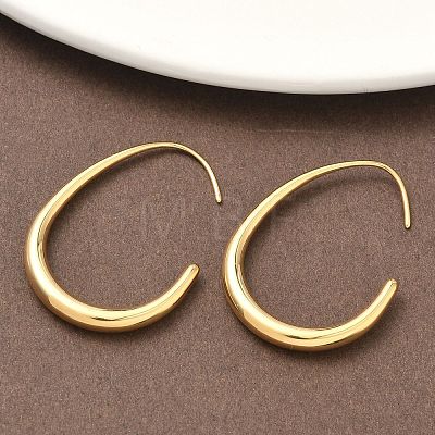 304 Stainless Steel Teardrop Dangle Earrings EJEW-Z158-01G-1
