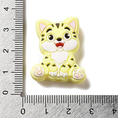 Cat Silicone Focal Beads SIL-B069-01C-1