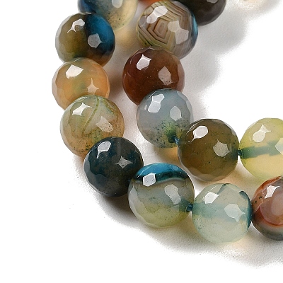 Natural Agate Beads Strands G-M437-B01-01C-1