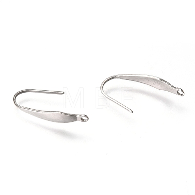 316 Surgical Stainless Steel Earring Hooks STAS-Z034-10P-1