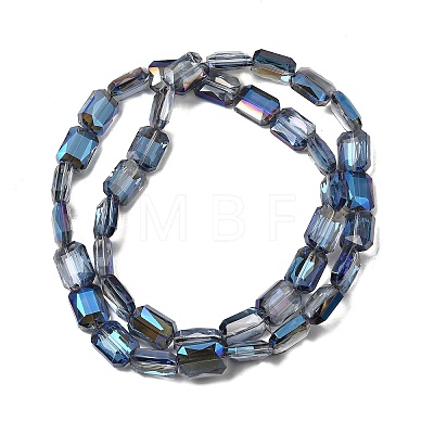 Electroplated Glass Beads EGLA-H002-A-11-1