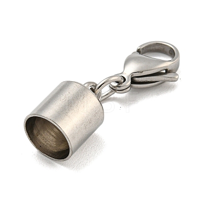 Tarnish Resistant 304 Stainless Steel Cord Ends STAS-K273-07D-P-1