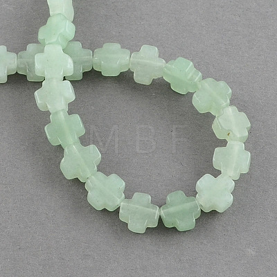 Natural Green Aventurine Stone Beads Strands G-R182-18-1