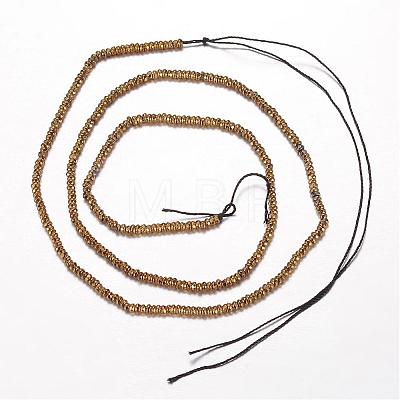 Non-Magnetic Hematite Beads Strands G-D822-03-1