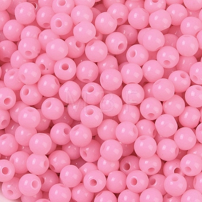 Opaque Acrylic Beads SACR-A007-01C-21-1