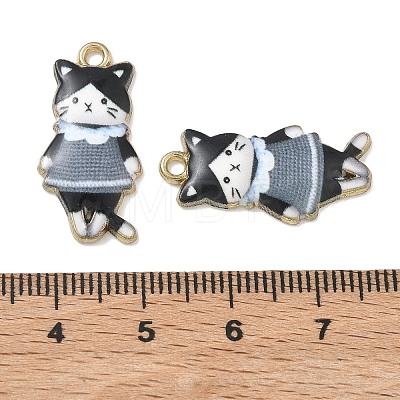 Printed Alloy Pendants ENAM-K076-36G-04-1