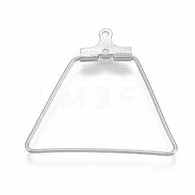 304 Stainless Steel Wire Pendants STAS-S103-01-1