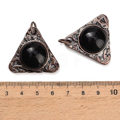 Natural Obsidian Pendants GG-CBACC2B-04R-02-1