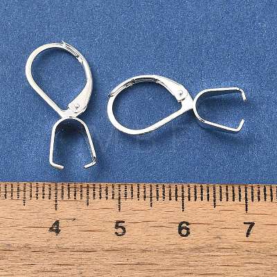 Ion Plating(IP)  304 Stainless Steel Leverback Earring Findings STAS-U025-01S-02-1