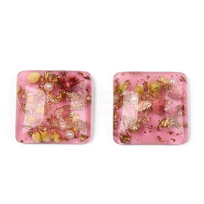 Transparent Resin Cabochons CRES-P019-05E-1