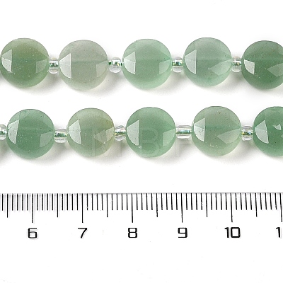 Natural Green Aventurine Bead Strands G-C116-A02-01-1