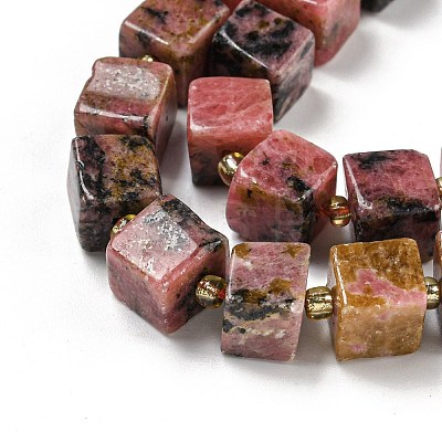 Natural Rhodonite Beads Strands G-G053-B11-01C-1