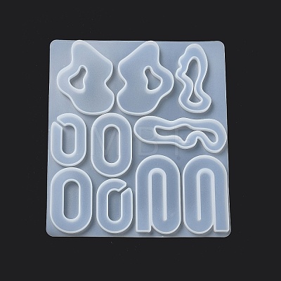 DIY Bohemian Style Irregualr Pendants Silicone Molds DIY-A039-03-1