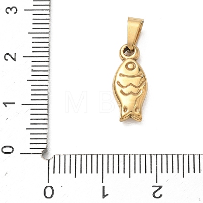 304 Stainless Steel Pendants STAS-B141-03G-G-1