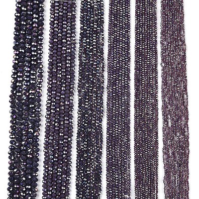 Electroplate Glass Beads Strands LS-EGLA-A044-P3mm-B11-1