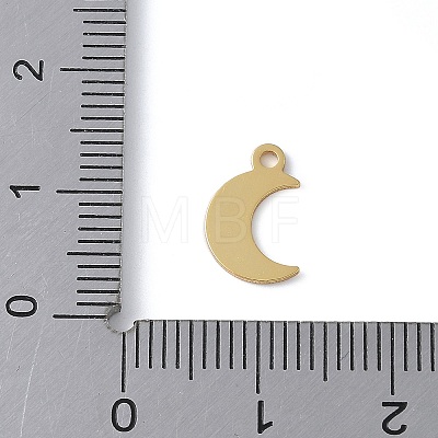 925 Sterling Silver Moon Charms STER-M099-03G-1