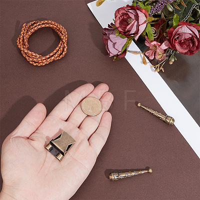 DIY Flower Bolo Tie Making Kit DIY-GF0014-25B-1