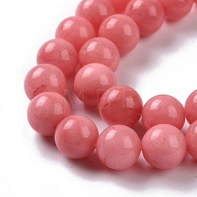 Natural Malaysia Jade Beads Strands G-A146-8mm-B08-1