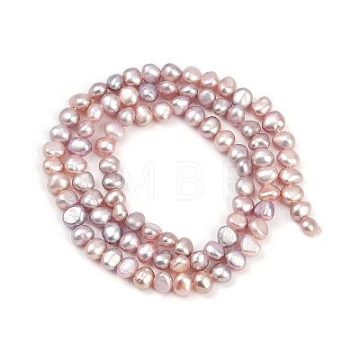 Natural Cultured Freshwater Pearl Beads Strands PEAR-P064-19B-11B-1