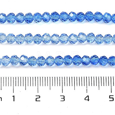 Transparent Painted Glass Beads Strands X1-DGLA-A034-T3mm-A01-1