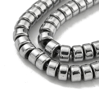 Electroplated Synthetic Non-magnetic Hematite Beads Strands G-K361-A02-01-1