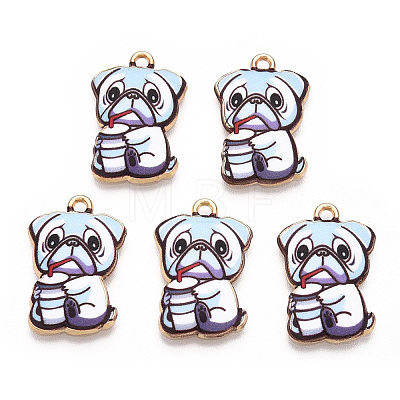 Printed Alloy Pendants ENAM-N056-199D-1