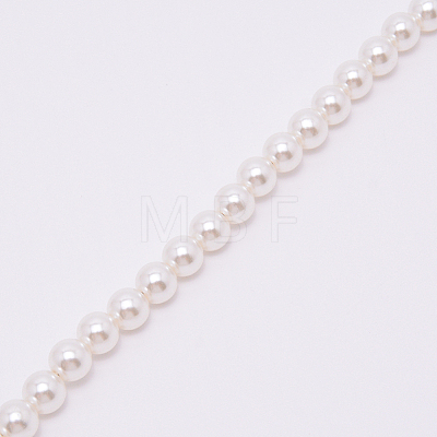 White Acrylic Round Beads Bag Handles FIND-TAC0006-21D-02-1