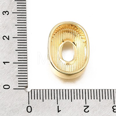 Brass Slide Charms KK-E802-33G-O-1