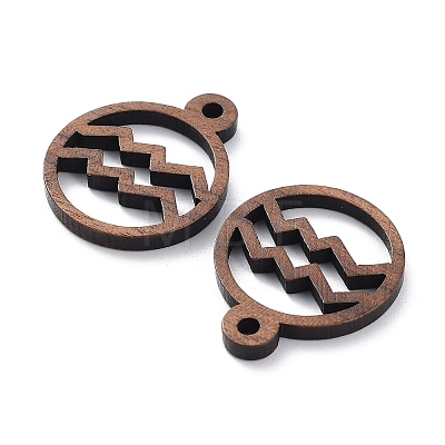 Walnut Wood Laser Cut Pendants WOOD-Q051-07K-1