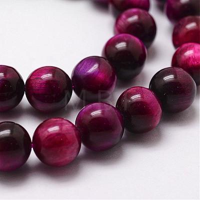 Natural Tiger Eye Bead Strands G-D840-54-6mm-04-1