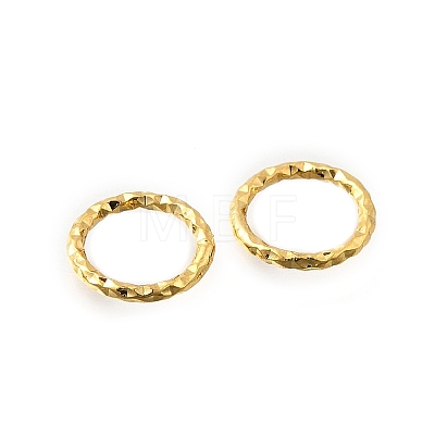 Brass Soldered Closed Rings KK-B147-05B-G-1