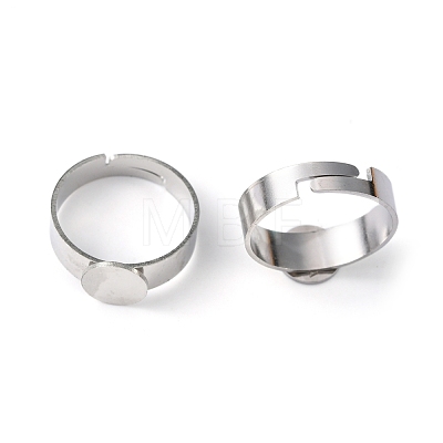 304 Stainless Steel Ring Shanks STAS-B018-304-1