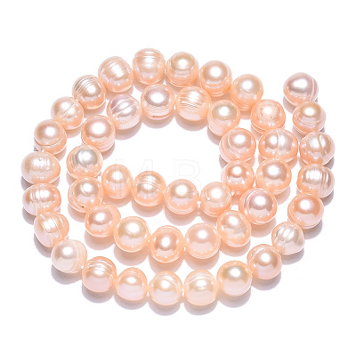 Natural Cultured Freshwater Pearl Beads Strands PEAR-N013-07L-1