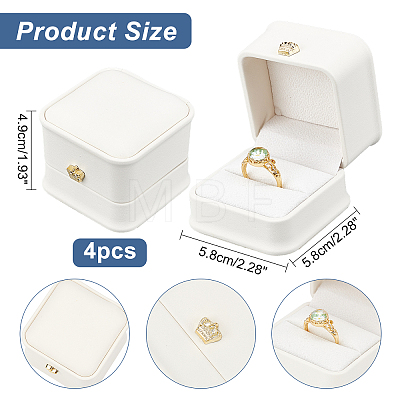 PU Leather Ring Gift Boxes LBOX-NB0001-03C-1