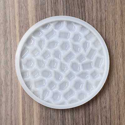 Silicone Diamond Texture Cup Mat Molds DIY-C061-04F-1