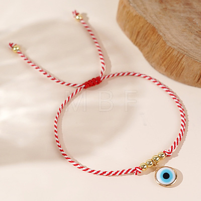 Bohemian Style Adjustable  Nylon Cord Braided Bracelets for Women Men PY6611-1