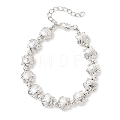 CCB Plastic Beaded Bracelets for Women BJEW-JB13240-02-1
