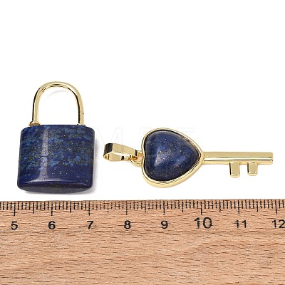 Dyed Natural Lapis Lazuli Beaded Pendants GG-CBA9389-04T-1