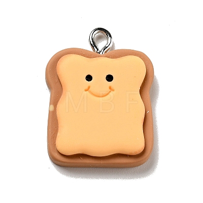 Opaque Resin Pendants X-RESI-G043-D01-1