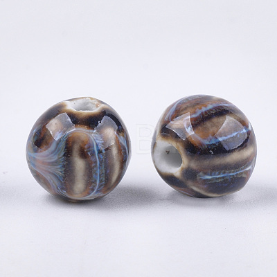 Handmade Porcelain Beads PORC-S498-24M-1