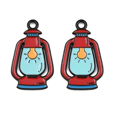 Alloy Enamel Pendants AL-CBA459E-02EB-01-1
