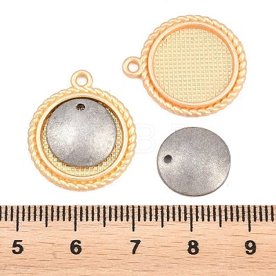 Alloy Pendant Cabochon Settings FIND-G112-02D-1