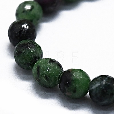 Natural Ruby in Zoisite Beads Strands G-G927-48-1