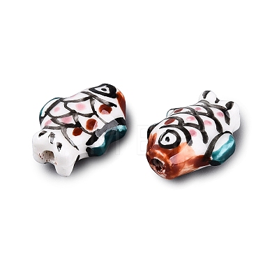 Handmade Porcelain Beads PORC-Q007-09D-1
