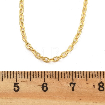 Brass Cable Chains Necklaces for Women NJEW-D302-47G-1