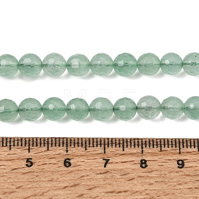 Natural Green Strawberry Quartz Beads Strands GG-CBA0166-A02-6mm-1