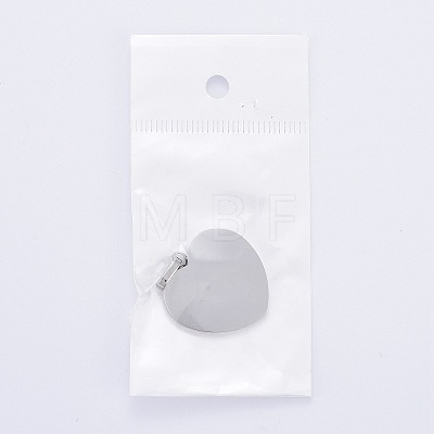Tarnish Resistant 304 Stainless Steel Mirror Polished Finish Stamping Blank Tag Pendants LS-STAS-P055-04P-1