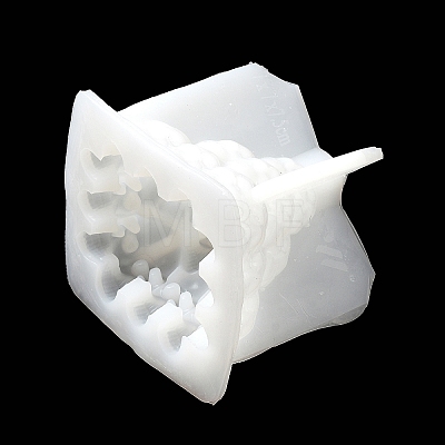 DIY 3D Halloween Skull Pyramid Candle Food Grade Silicone Molds SIMO-B007-01-1